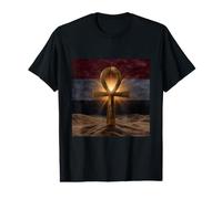Egyptian Ankh Egypt Flag Pharaoh Ancient Kemet Value Graphic T-Shirt