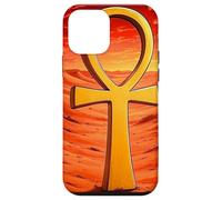 Egyptian Ankh Symbol in Desert Case for iPhone 12 mini