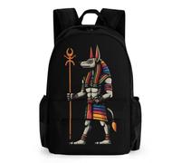 Egyptian Anubis Symbol Guardian Laptop Backpacks Travel Work Backpack | for Women Men,Casual Daypack,Lightweight,for Travel Camping Outdoor,Business Backpack,with Pocket