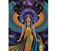 Egyptian Art Treasures: Mandalas and Symbols from the Nile 200 pages.: Learn and relax while coloring ancient Egyptian treasures.