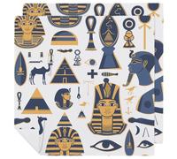 Egyptian Camels Pyramids Cloth Napkins Set Printed Dinner Napkin for Parties Dinners Weddings Cocktail 2 PCS