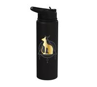 Egyptian Cat Egyptian Gods Archeology Bastet Stainless Steel Insulated Water Bottle