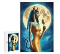 Egyptian Cat God 1000 Piece Jigsaw Puzzles for Adults And Kids Age 12 Years Up 1000 PCS