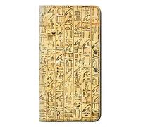 Egyptian Coffin Texts PU Leather Flip Case Cover For Motorola Moto E6 Plus, Moto E6s