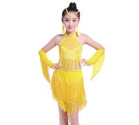 Egyptian Costumes for Girls Teen Clothes Costume Kids Policeman Cowgirl Outfit Pink Sequin Skirt Dance Greek Baby Ballet Victorian School Girl Firefighter Rockstar,Yellow-A,10-11 Years