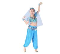 Egyptian Costumes for Kids Victorian School Girl Costume Girls Fireman Astronaut Dance Top Scientist Baby Boys Pyjama Sets Sequin Jumpsuit Scarf Indian Skirt Ostume Pink,a-Sky Blue,6-7 Years