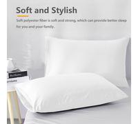 (Egyptian Cotton 2 x Pillow Cases) Flat White Bed Sheets Single Double King & Super King Size Flat Sheets