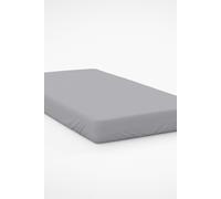 Egyptian Cotton 200 Thread Count 30cm Fitted Sheet Belledorm Light Grey King