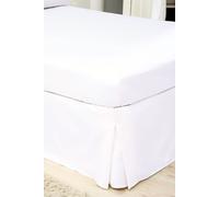 Egyptian Cotton 200 Thread Count Platform Valance Belledorm White King