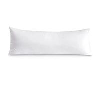 Egyptian Cotton 500 Thread Count Luxurious 2 PC Body Pillow Cases 20" x 54"(Inches) -White Solid. Dimension in CM ( 54 cm x 154 cm)