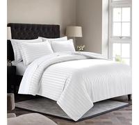 Egyptian Cotton Duvet Cover Set - Hotel Luxury Bedding, King Size, 100% Pure Cotton, Ultra-Soft, Breathable, Wrinkle-Resistant, Includes Pillowcases (Double)