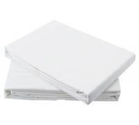 Emma Barclay 200 Thread Count Luxury Egyptian Cotton Flat Sheet in White - Single Bed