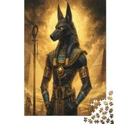 Egyptian Deities Puzzles Ancient Symbols Gemusterte Nachhaltige Puzzles Für Erwachsene Hochwertige Holzspielpuzzles 70x50cm/1000pcs