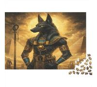 Egyptian DeitiesPuzzles Ancient Symbols Gemusterte Nachhaltige Puzzles Für Erwachsene Hochwertige Holzspielpuzzles 1000pcs (75x50cm)