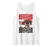 Egyptian Eye of Horus Egypt Flag Retro Tank Top