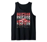 Egyptian Eye of Horus Egypt Flag Retro Tank Top