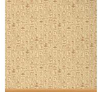 Egyptian Fabric by The Yard,Ancient Egyptian Tribal Culture Upholstery Fabric,Archeology History Language Outdoor fabric,Exotic Style Reupholstery Fabric for Chairs,1 Yard,(L92*W150cm) Yellow