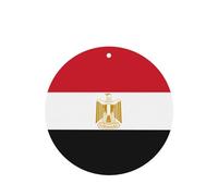 Egyptian Flag Car Air Fresheners Cards - 6 Pieces,Cardstock Scented Decor For Cars,Bedrooms, Closets