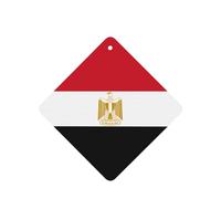 Egyptian Flag Car Air Fresheners Cards - 6 Pieces,Cardstock Scented Decor For Cars,Bedrooms, Closets