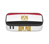 Egyptian Flag Large Capacity Pencil Case Stationery Storage Bag with Zipper Boys Girls Students School