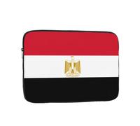 Egyptian Flag Patterned Laptop Sleeve, 13 inch Portable Laptop Bag, Suitable for Commuting and Travel.