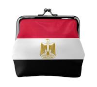 Egyptian Flag Print Change Purse Women's Coin Purse Small Pouches with Kiss Lock,for Coins Cards Small Items