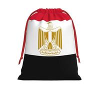 Egyptian Flag Print Comfort Drawstring Gift Convenient Bags Reusable Holiday Party Daily Organization