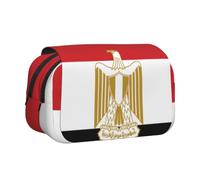 Egyptian flag Print Cute Pencil Case, Large Capacity Pen Storage Bag
