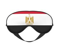 Egyptian Flag Print Eye Mask,Soft Blackout Blindfold Eye Cover for Women Men Full Night's Sleep,Travel