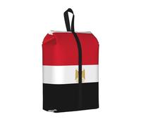 Egyptian Flag Print Shoe Storage Bag, One Size Waterproof Shoe Pouch with Handle, for Gym Travel and Daily Use Organizer