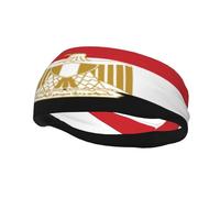Egyptian Flag Sports Sweatband, Unisex Headbands for Men and Women,Stretchy, Breathable, and Moisture-Wicking