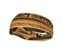Egyptian Frescoes Sports Sweatband. Sweat-Absorbent, Breathable, Unisex, Suitable for Running, Fitness, Basketball
