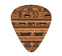 Egyptian frescoes the 12-piece guitar picks include three picks: thin, medium and heavy. suitable for electric, acoustic and bass guitars of all strengths