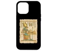 Egyptian Frog God Pharaoh Papyrus Pyramids Case for iPhone 12 Pro Max