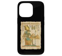 Egyptian Frog God Pharaoh Papyrus Pyramids Case for iPhone 13 Pro