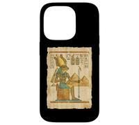 Egyptian Frog God Pharaoh Papyrus Pyramids Case for iPhone 14 Pro