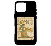 Egyptian Frog God Pharaoh Papyrus Pyramids Case for iPhone 16 Pro Max