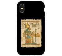 Egyptian Frog God Pharaoh Papyrus Pyramids Case for iPhone X/XS