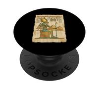 Egyptian Frog God Pharaoh Papyrus Pyramids PopSockets Adhesive PopGrip