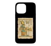 Egyptian Frog Headed Sun God On Throne Pyramids Case for iPhone 13 Pro Max