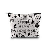 Egyptian Gift Ancient Egypt Inspired Gift Egypt is Always A Good Idea Egypt Accessories Travel Bag Makeup Bag Gift for Egyptian Egypt Lover (Egypt Bag EU)