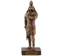 Egyptian God Horus, Miniature, Bronze/Coloured by Veronese