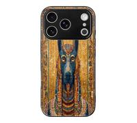 Egyptian God of Death And Justice Glass Phone Case Protective Cover Compatible with iPhone 17/17 Air/17 Pro/17 Pro Max