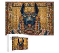 Egyptian God of Death And Justice Puzzles Customized Challenging Gifts for Adults 300/500/1000 Piece