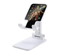 Egyptian God on Throne Portable Cell Phone Stand for Desk Foldable Phone Holder Adjustable Angle Height
