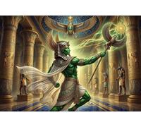 Egyptian God Osiris 1000 Piece Jigsaw Puzzle,Premium Cardboard,Impossible Challenge,Great Gifts,Home Wall Decor,Educational Toy,Adults & Kids 14+,Stress Relief 70x50cm