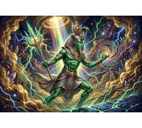 Egyptian God Osiris 1000 Piece Wooden Jigsaw Puzzle,Wood,Impossible Challenge,Adults & Kids 14+,Home Wall Decor,Gift Idea,Educational Toy,Stress Relief (75x50cm)
