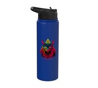 Egyptian God Pyramid Cat Bastet Tutankhamun Ancient Egypt Stainless Steel Insulated Water Bottle