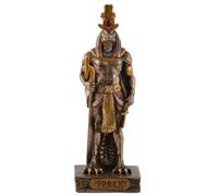 Egyptian God Sobek, Miniature, Bronze/Coloured by Veronese