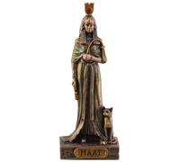 Egyptian Goddess Maat, Miniature, Bronze/Coloured by Veronese
